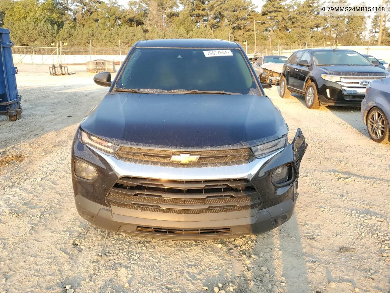 2021 Chevrolet Trailblazer Ls VIN: KL79MMS24MB154168 Lot: 76077664