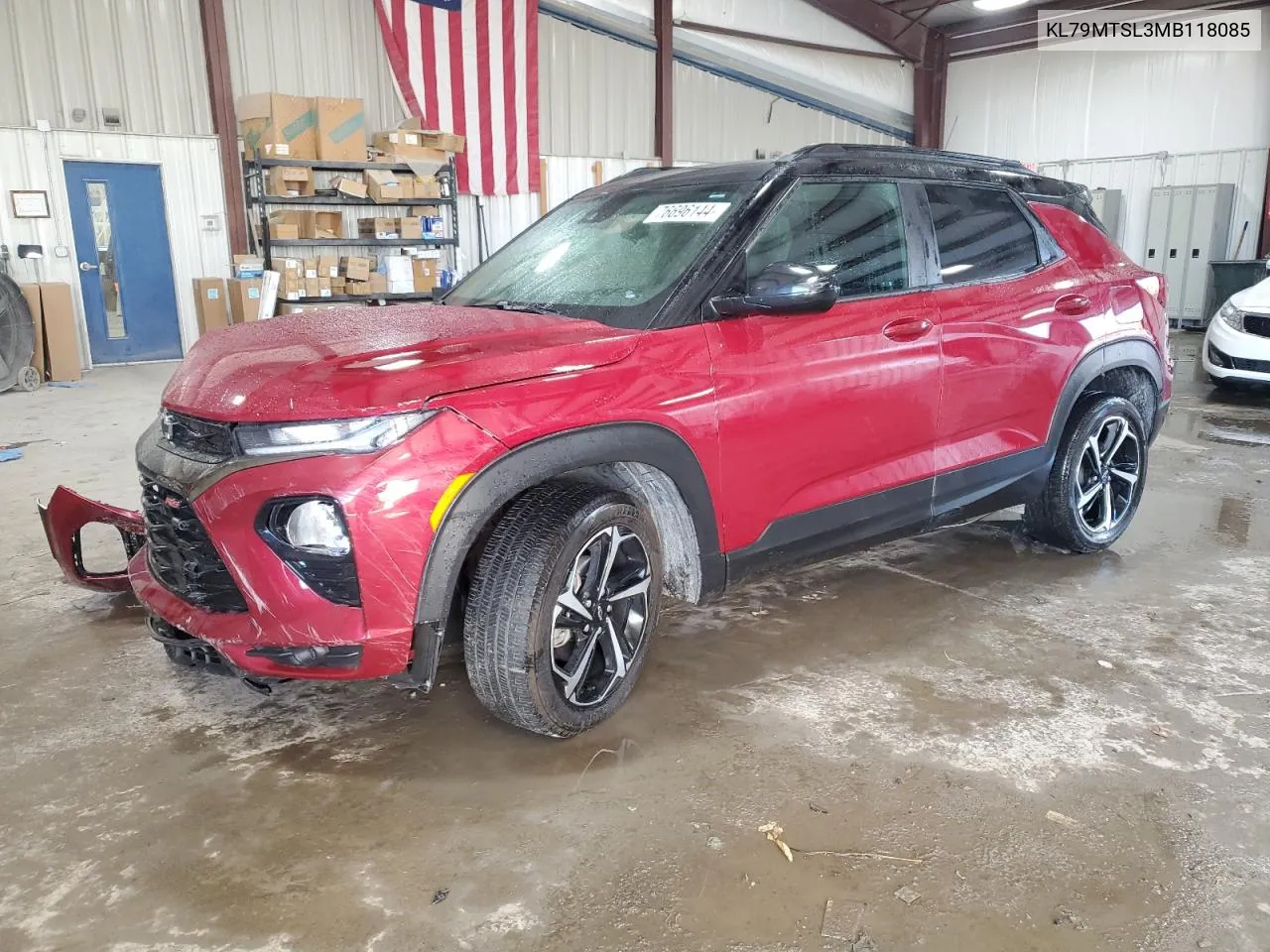 2021 Chevrolet Trailblazer Rs VIN: KL79MTSL3MB118085 Lot: 76696144