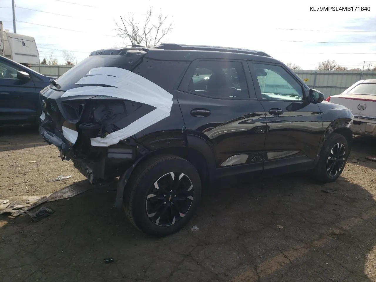 2021 Chevrolet Trailblazer Lt VIN: KL79MPSL4MB171840 Lot: 76770934