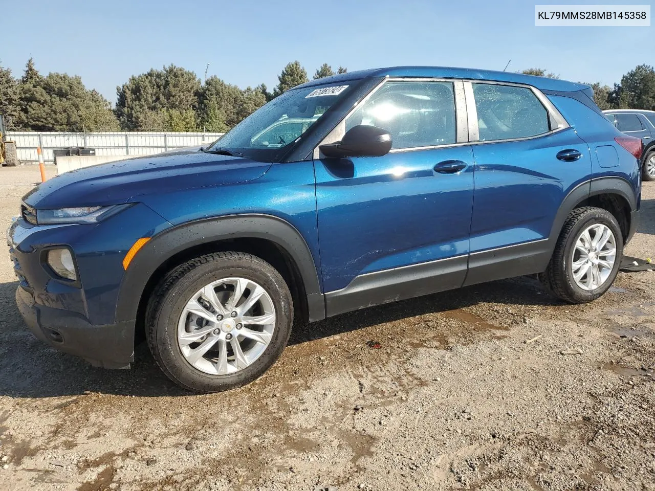 2021 Chevrolet Trailblazer Ls VIN: KL79MMS28MB145358 Lot: 76873824