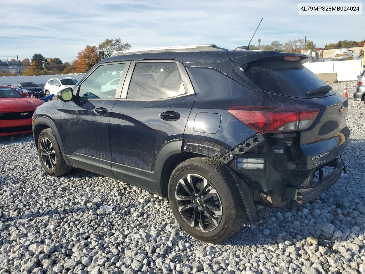 2021 Chevrolet Trailblazer Lt VIN: KL79MPS28MB024024 Lot: 77612144