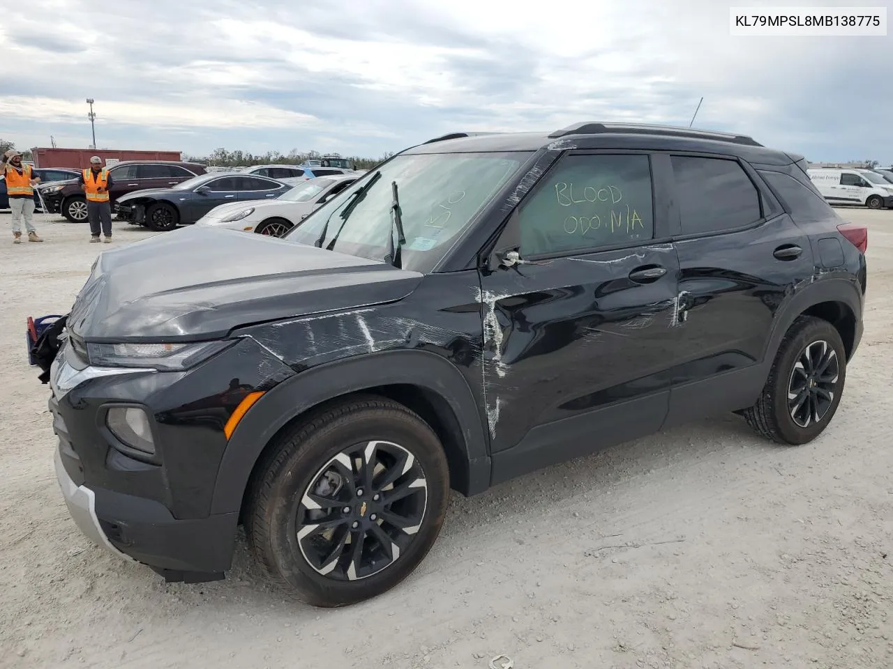 2021 Chevrolet Trailblazer Lt VIN: KL79MPSL8MB138775 Lot: 78129744