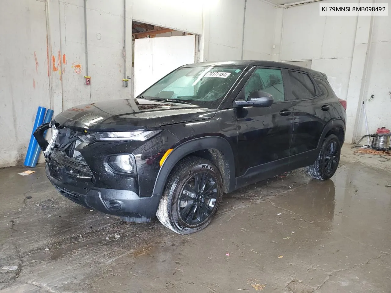 2021 Chevrolet Trailblazer Ls VIN: KL79MNSL8MB098492 Lot: 78171434