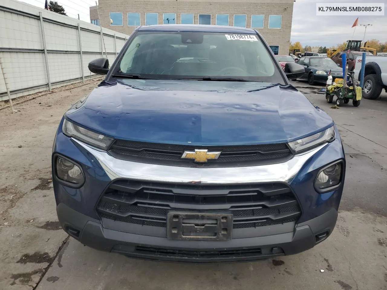 2021 Chevrolet Trailblazer Ls VIN: KL79MNSL5MB088275 Lot: 78198774