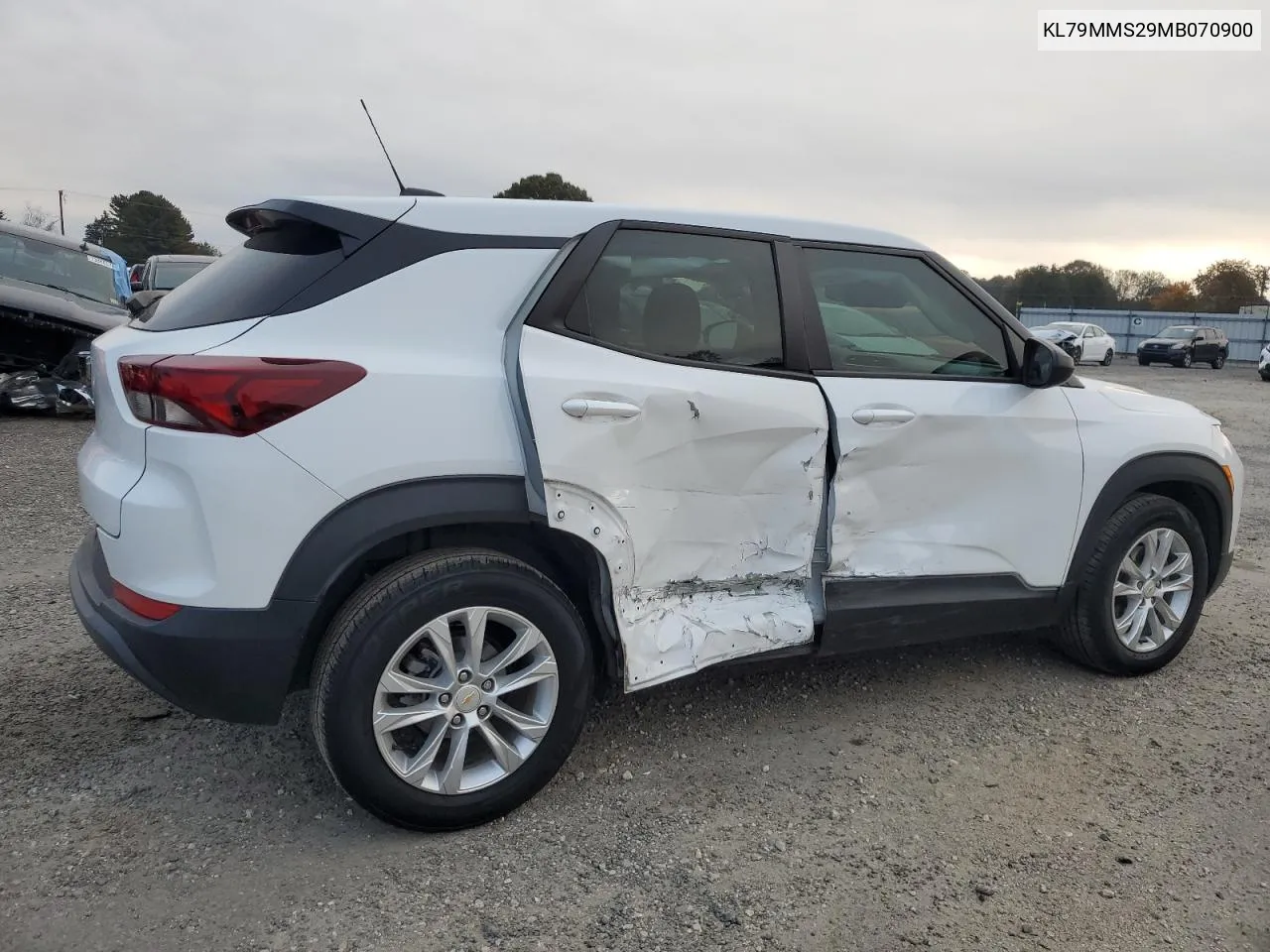 2021 Chevrolet Trailblazer Ls VIN: KL79MMS29MB070900 Lot: 78437484