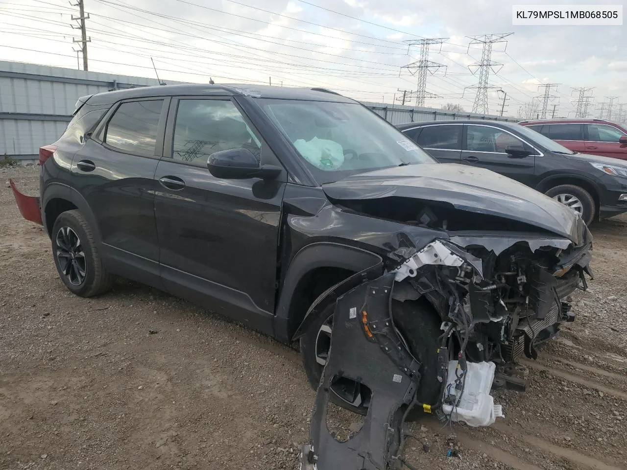 2021 Chevrolet Trailblazer Lt VIN: KL79MPSL1MB068505 Lot: 78577524