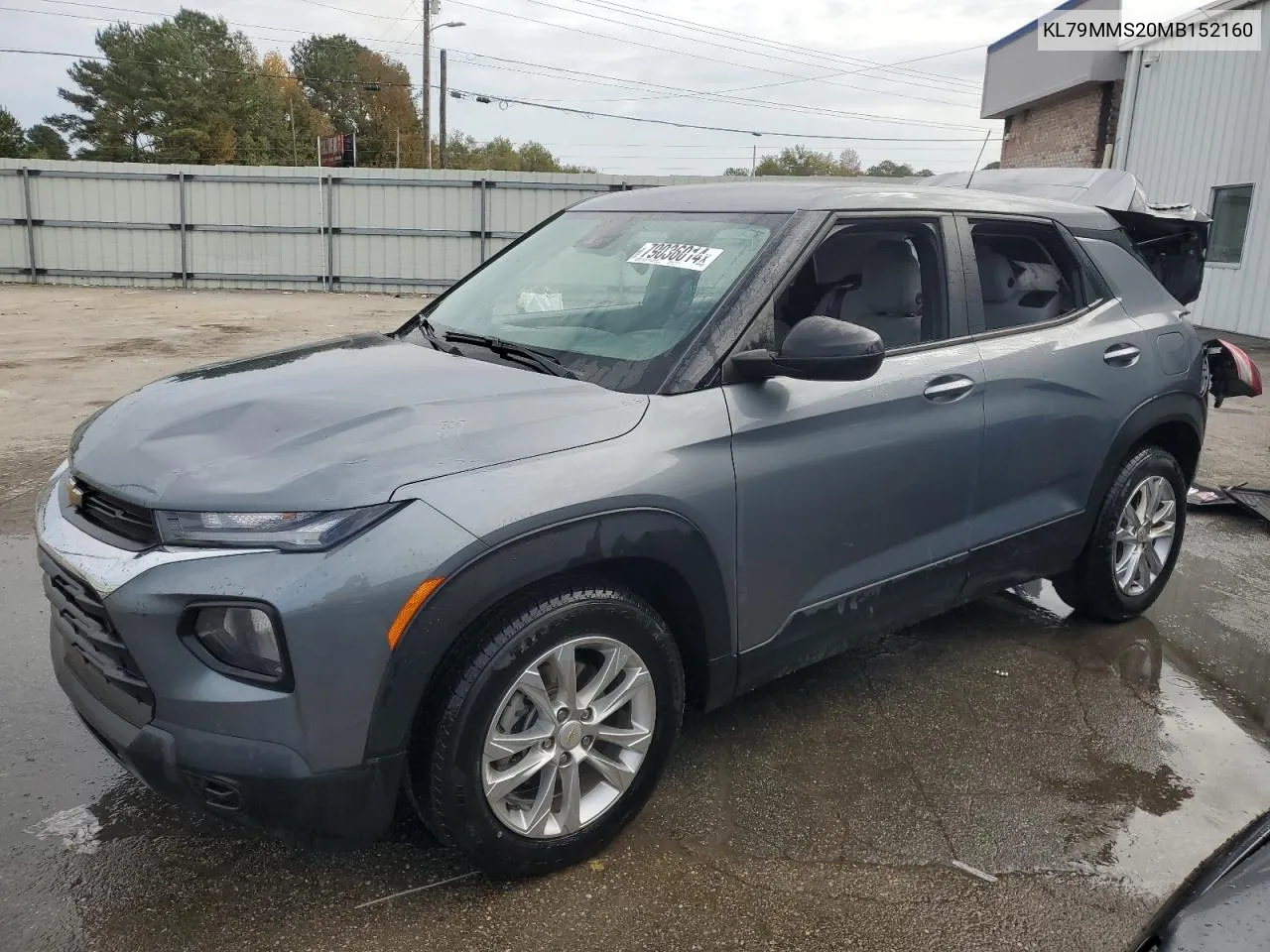 2021 Chevrolet Trailblazer Ls VIN: KL79MMS20MB152160 Lot: 79036014