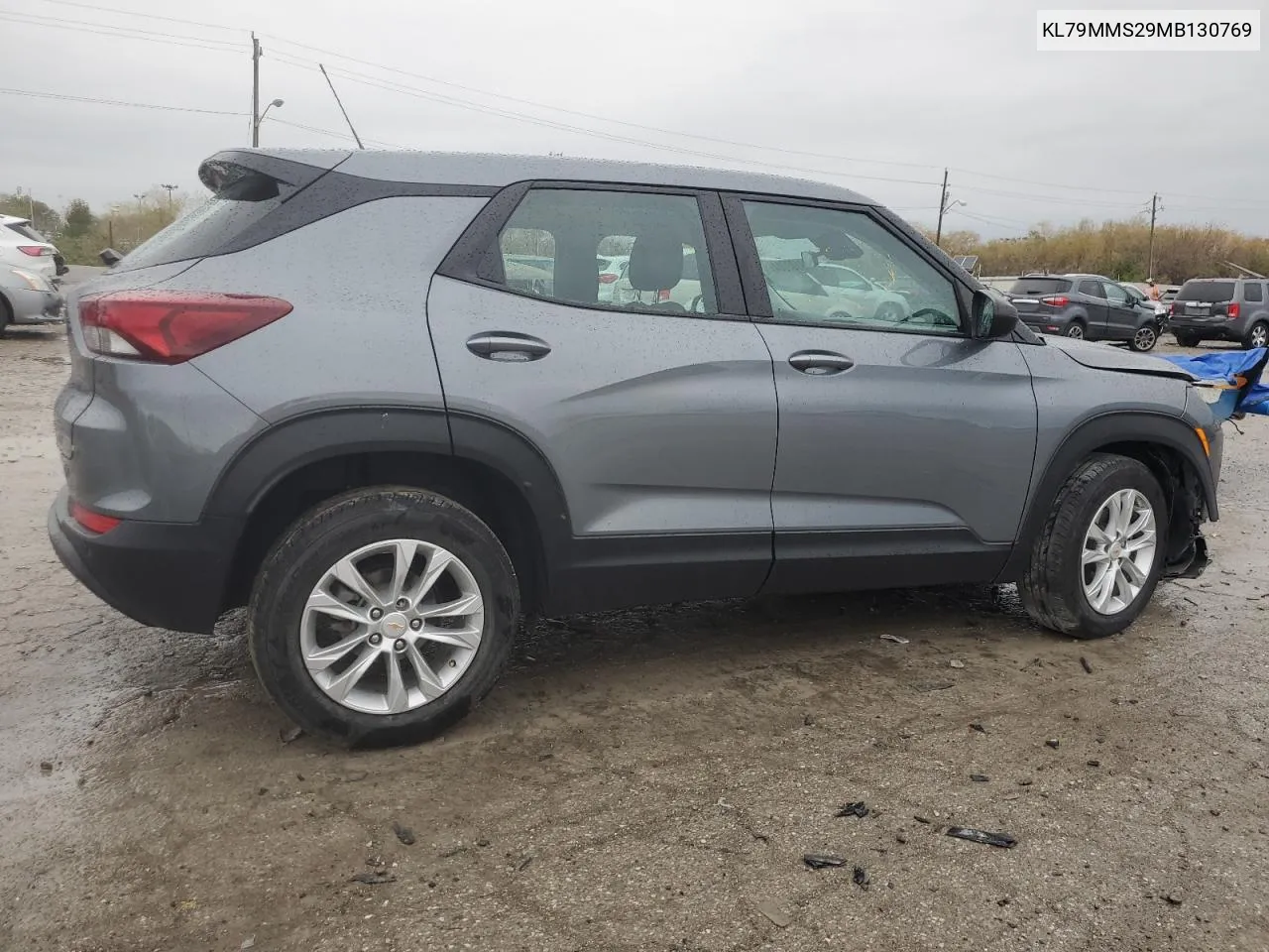 2021 Chevrolet Trailblazer Ls VIN: KL79MMS29MB130769 Lot: 79107004