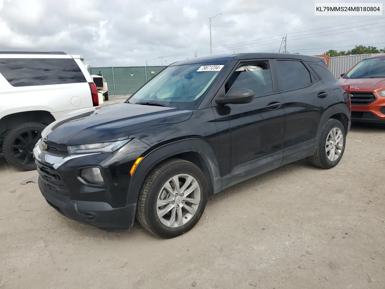 2021 Chevrolet Trailblazer Ls VIN: KL79MMS24MB180804 Lot: 79871234