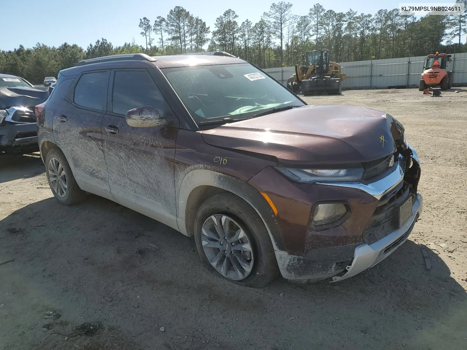 2022 Chevrolet Trailblazer Lt VIN: KL79MPSL9NB024611 Lot: 48782733