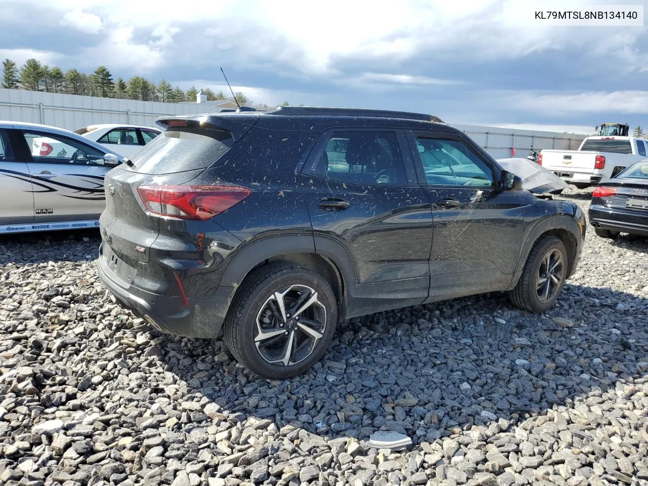 2022 Chevrolet Trailblazer Rs VIN: KL79MTSL8NB134140 Lot: 51038064