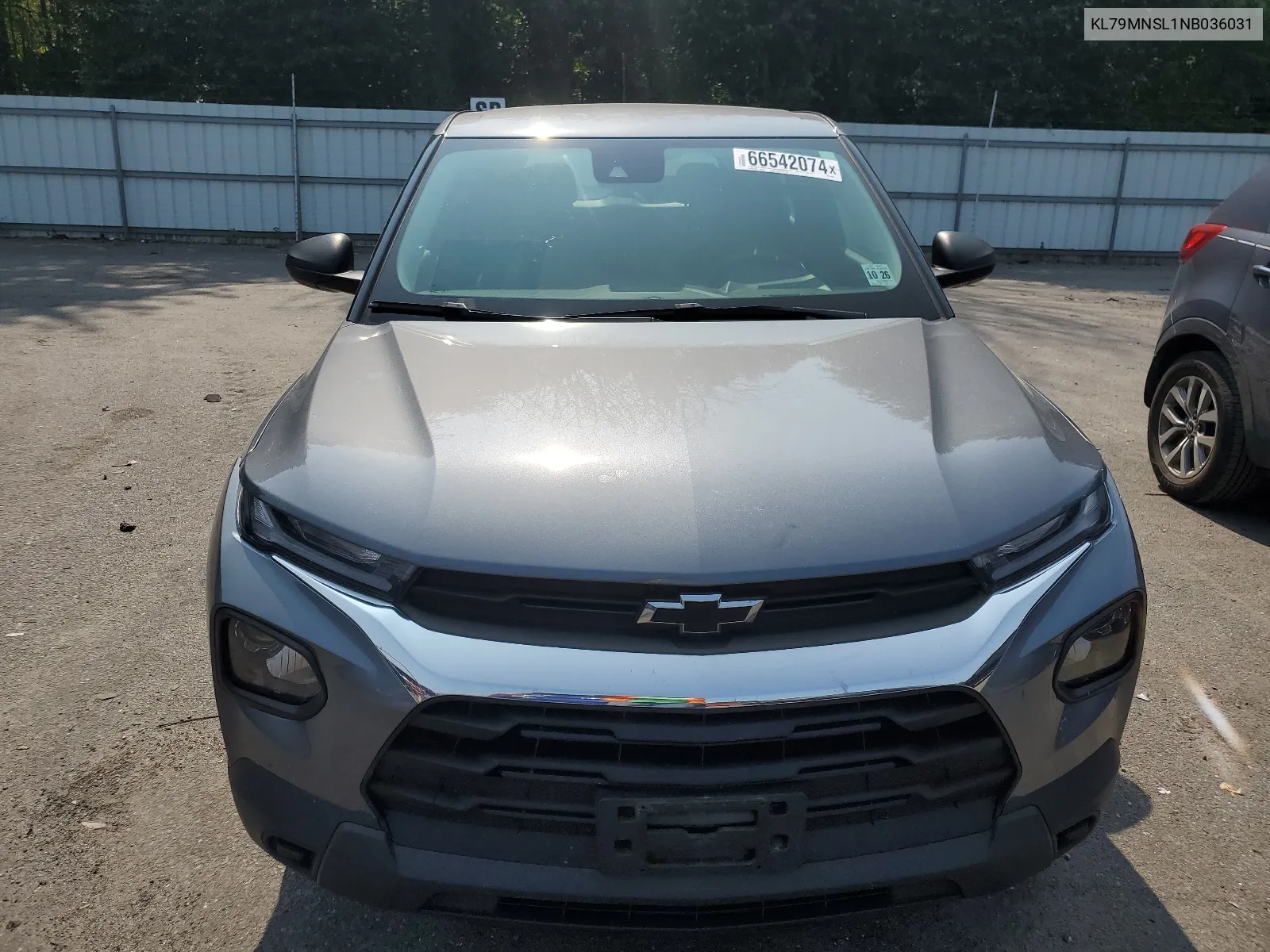 2022 Chevrolet Trailblazer Ls VIN: KL79MNSL1NB036031 Lot: 66542074