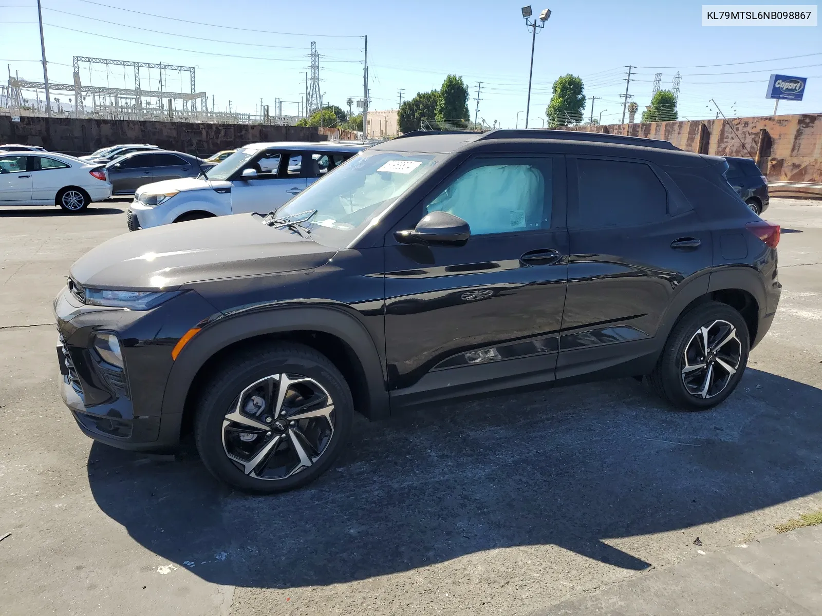 2022 Chevrolet Trailblazer Rs VIN: KL79MTSL6NB098867 Lot: 67968804