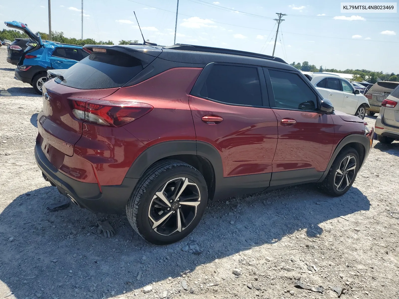 2022 Chevrolet Trailblazer Rs VIN: KL79MTSL4NB023469 Lot: 68389974