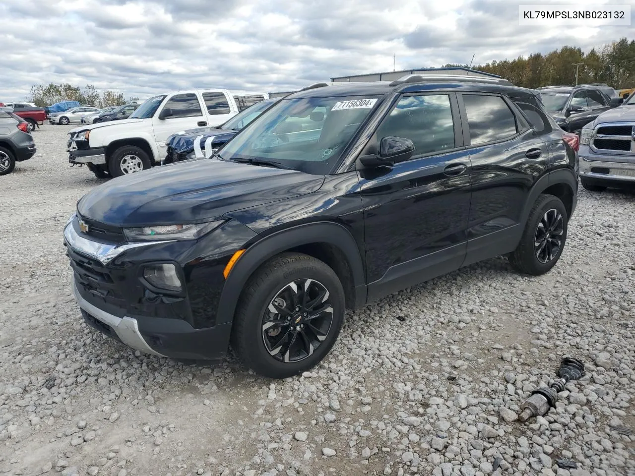 2022 Chevrolet Trailblazer Lt VIN: KL79MPSL3NB023132 Lot: 71156304