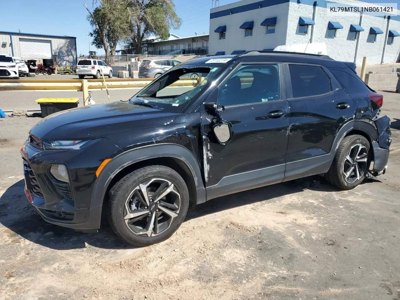 2022 Chevrolet Trailblazer Rs VIN: KL79MTSL1NB061421 Lot: 73112274