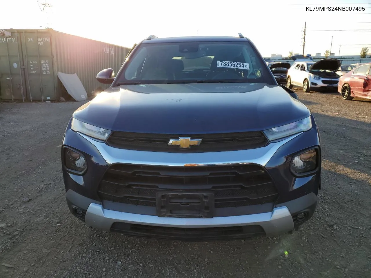 2022 Chevrolet Trailblazer Lt VIN: KL79MPS24NB007495 Lot: 73856254