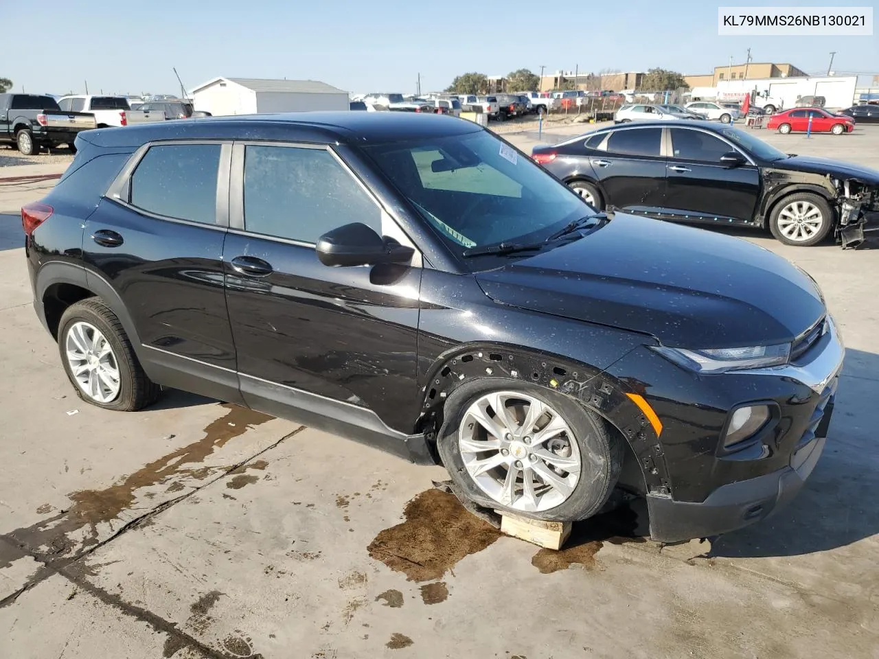 2022 Chevrolet Trailblazer Ls VIN: KL79MMS26NB130021 Lot: 75331524