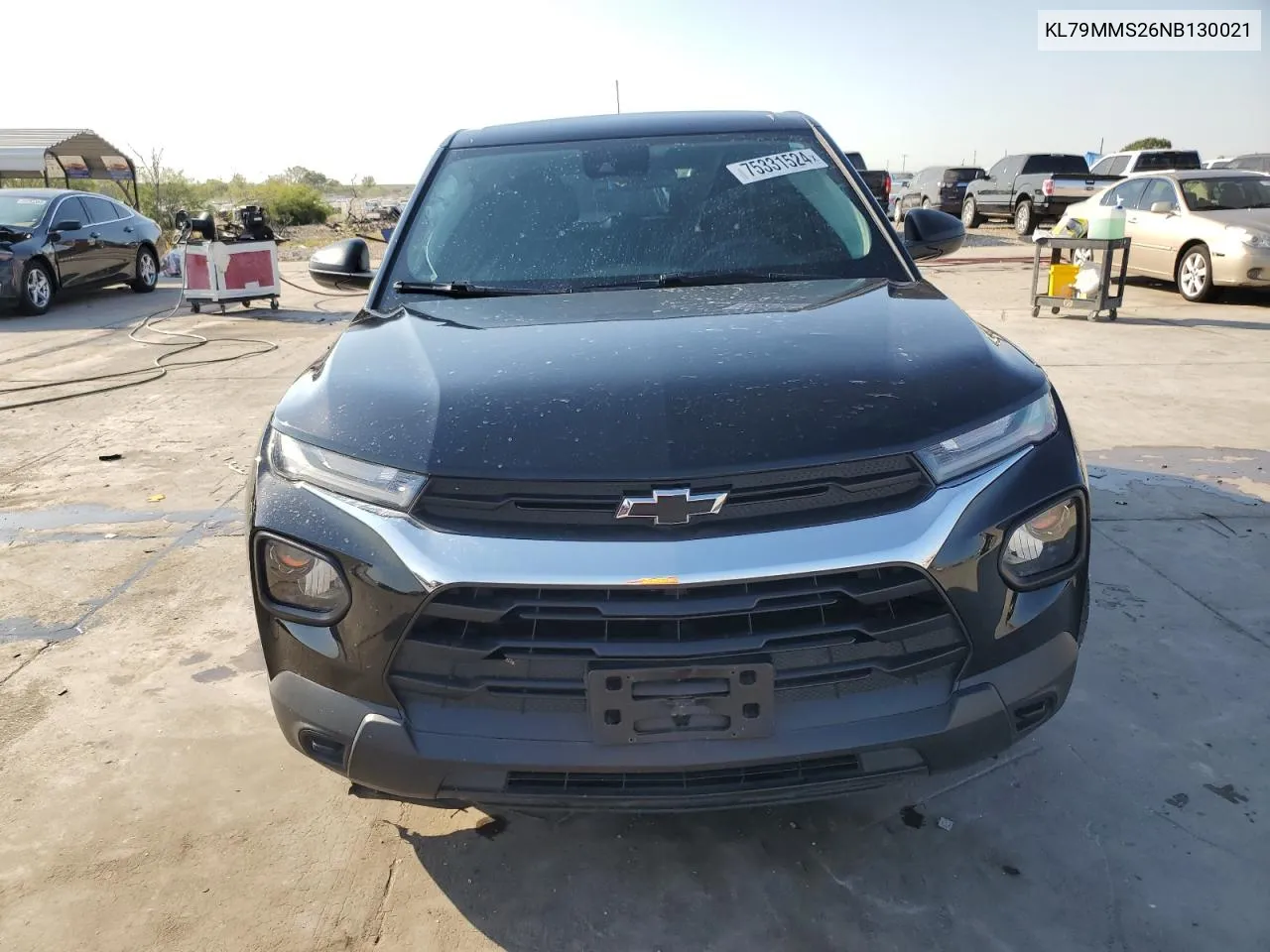 2022 Chevrolet Trailblazer Ls VIN: KL79MMS26NB130021 Lot: 75331524