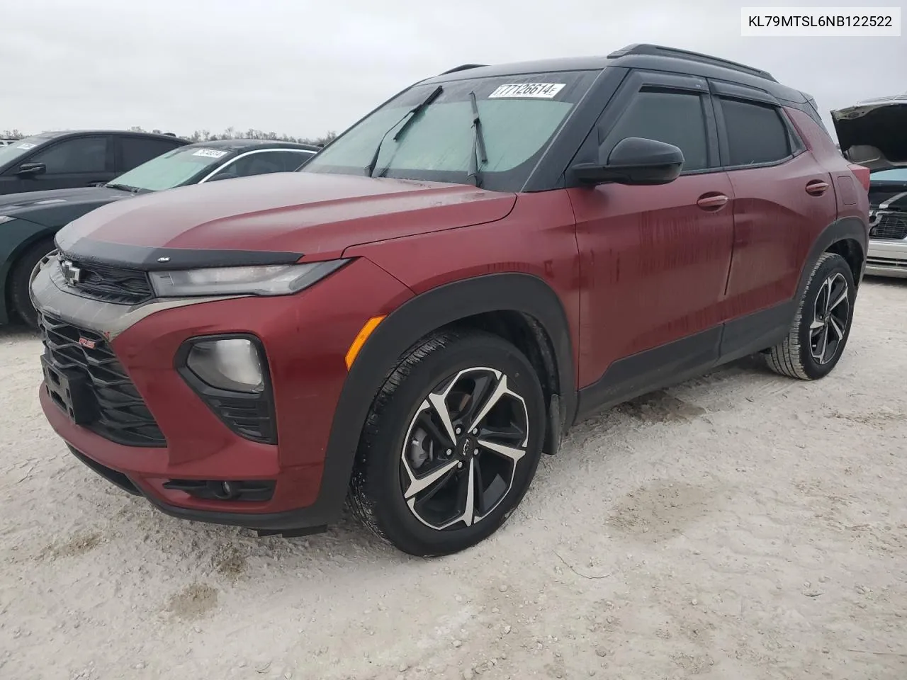 2022 Chevrolet Trailblazer Rs VIN: KL79MTSL6NB122522 Lot: 77126614