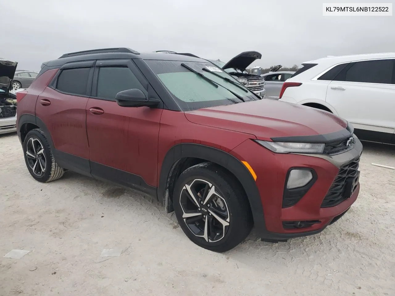 2022 Chevrolet Trailblazer Rs VIN: KL79MTSL6NB122522 Lot: 77126614