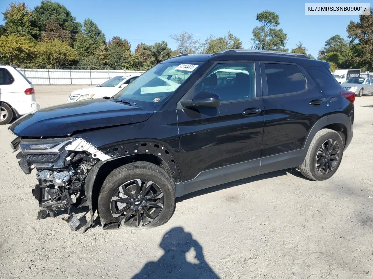 2022 Chevrolet Trailblazer Lt VIN: KL79MRSL3NB090017 Lot: 77244444