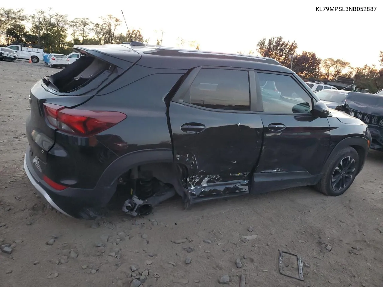 2022 Chevrolet Trailblazer Lt VIN: KL79MPSL3NB052887 Lot: 78008404