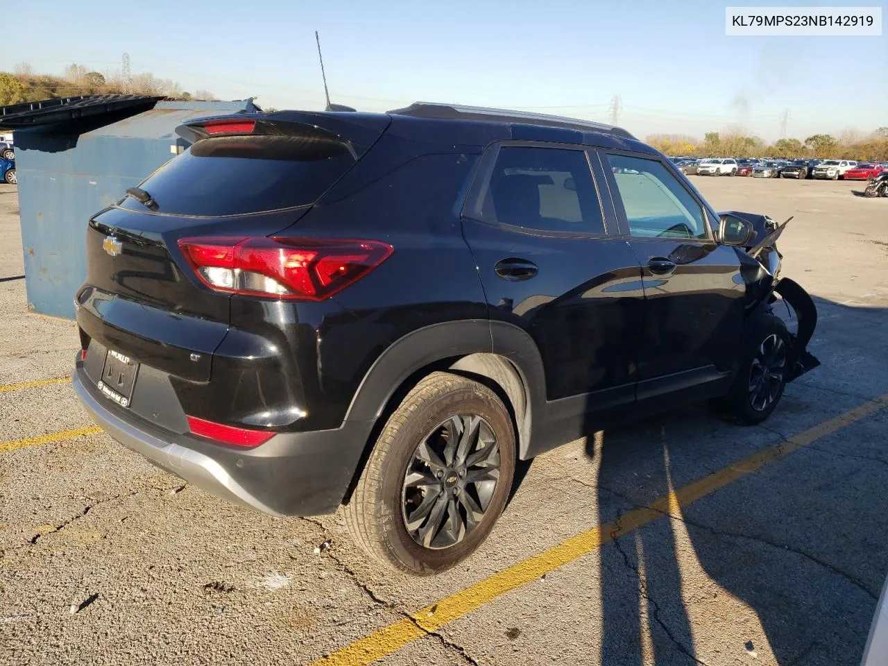 2022 Chevrolet Trailblazer Lt VIN: KL79MPS23NB142919 Lot: 78905544