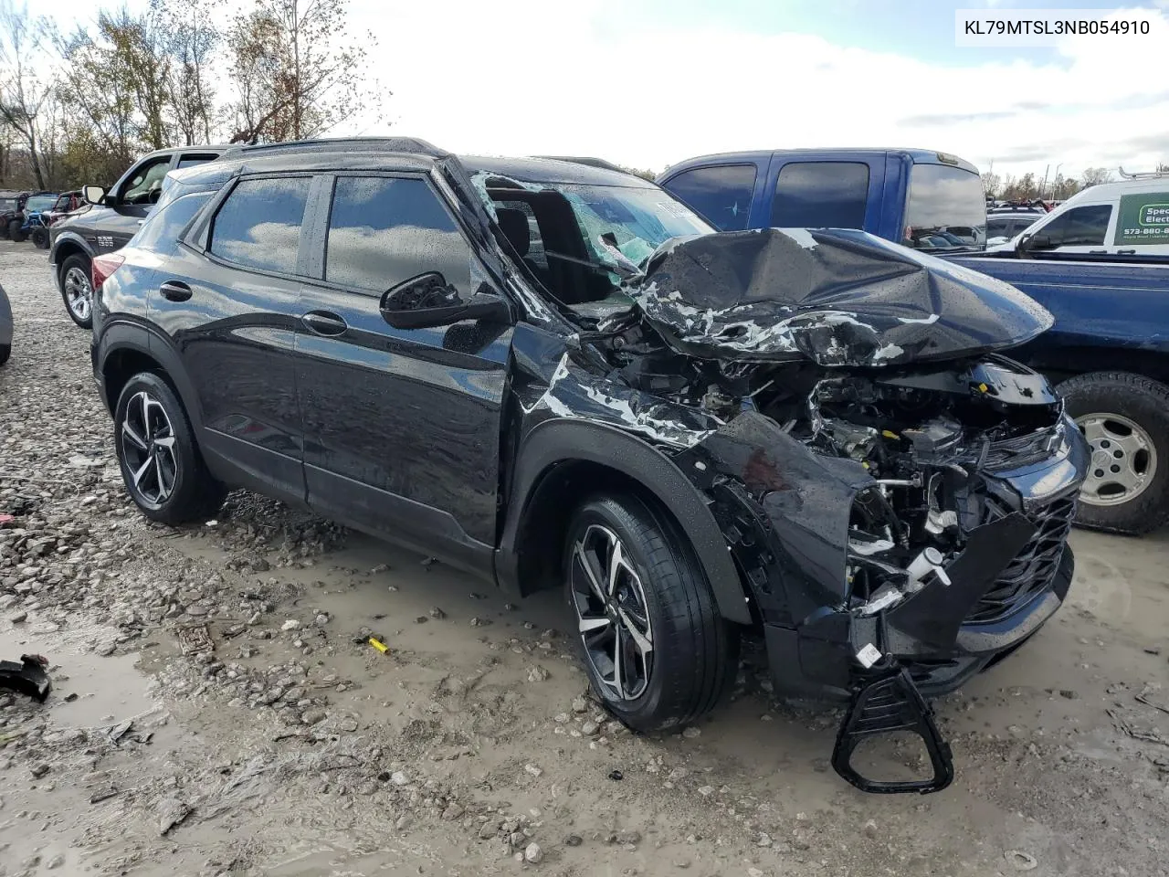 2022 Chevrolet Trailblazer Rs VIN: KL79MTSL3NB054910 Lot: 78942074