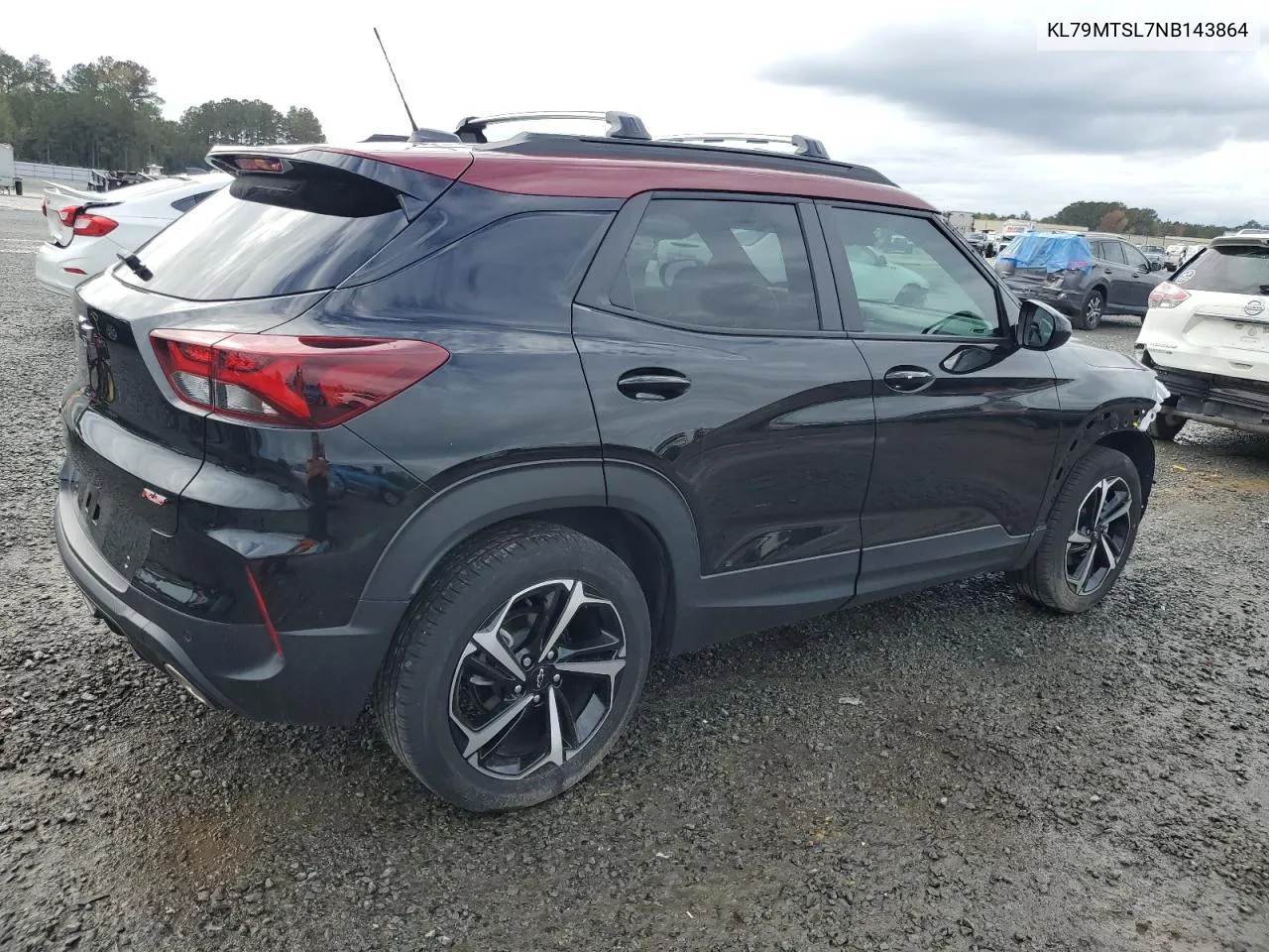 2022 Chevrolet Trailblazer Rs VIN: KL79MTSL7NB143864 Lot: 79010054