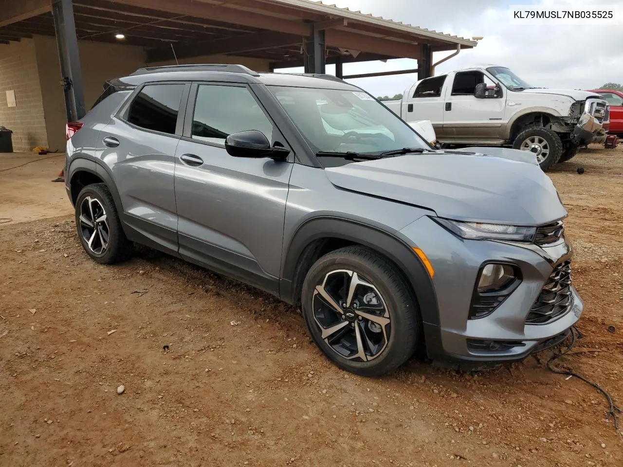 2022 Chevrolet Trailblazer Rs VIN: KL79MUSL7NB035525 Lot: 80170044