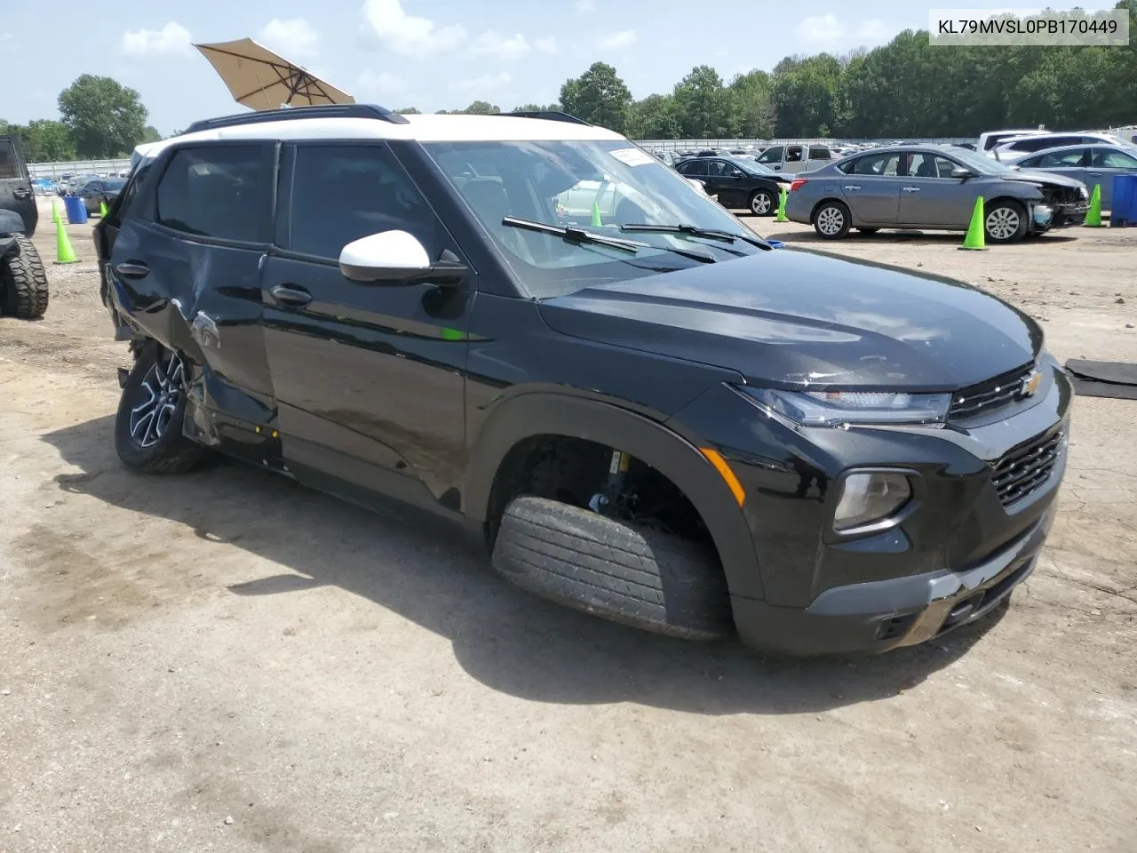 2023 Chevrolet Trailblazer Activ VIN: KL79MVSL0PB170449 Lot: 65650074