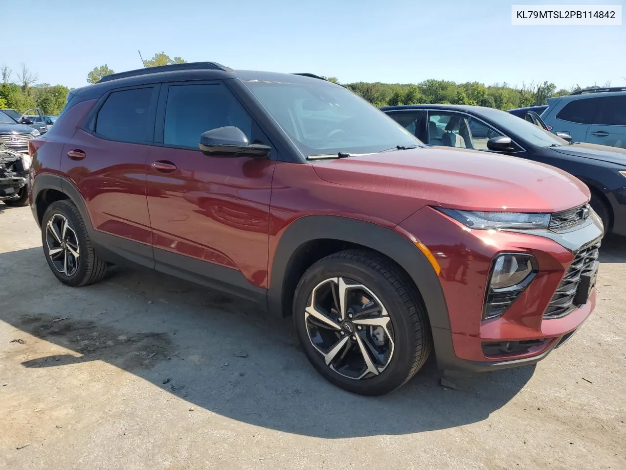 2023 Chevrolet Trailblazer Rs VIN: KL79MTSL2PB114842 Lot: 70071124