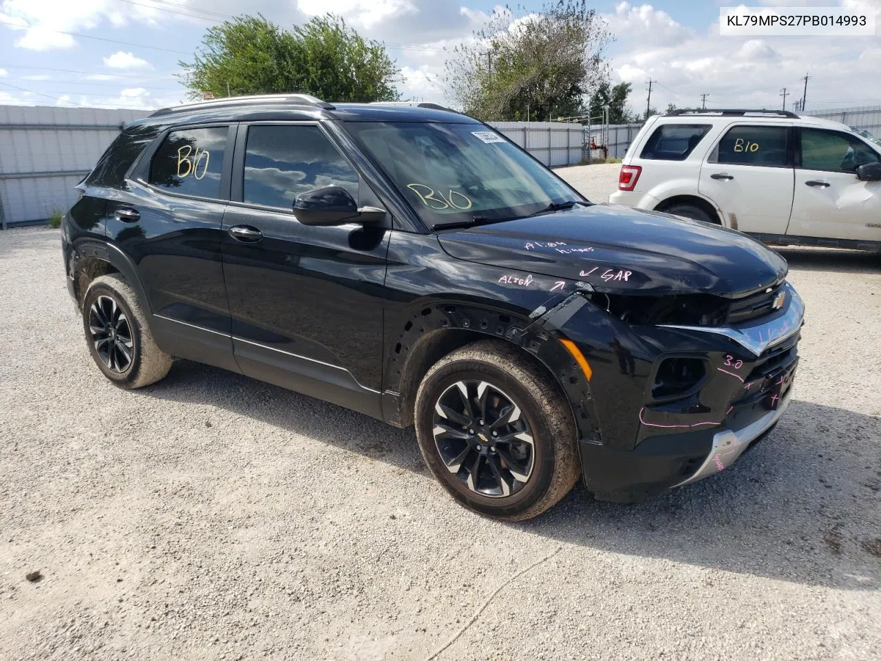 2023 Chevrolet Trailblazer Lt VIN: KL79MPS27PB014993 Lot: 70365234