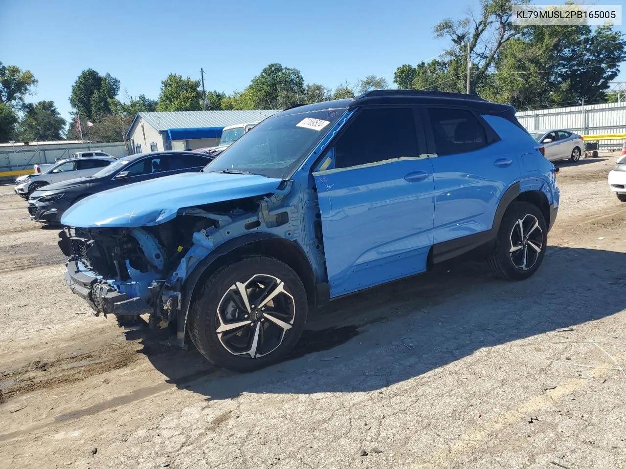 2023 Chevrolet Trailblazer Rs VIN: KL79MUSL2PB165005 Lot: 72169524