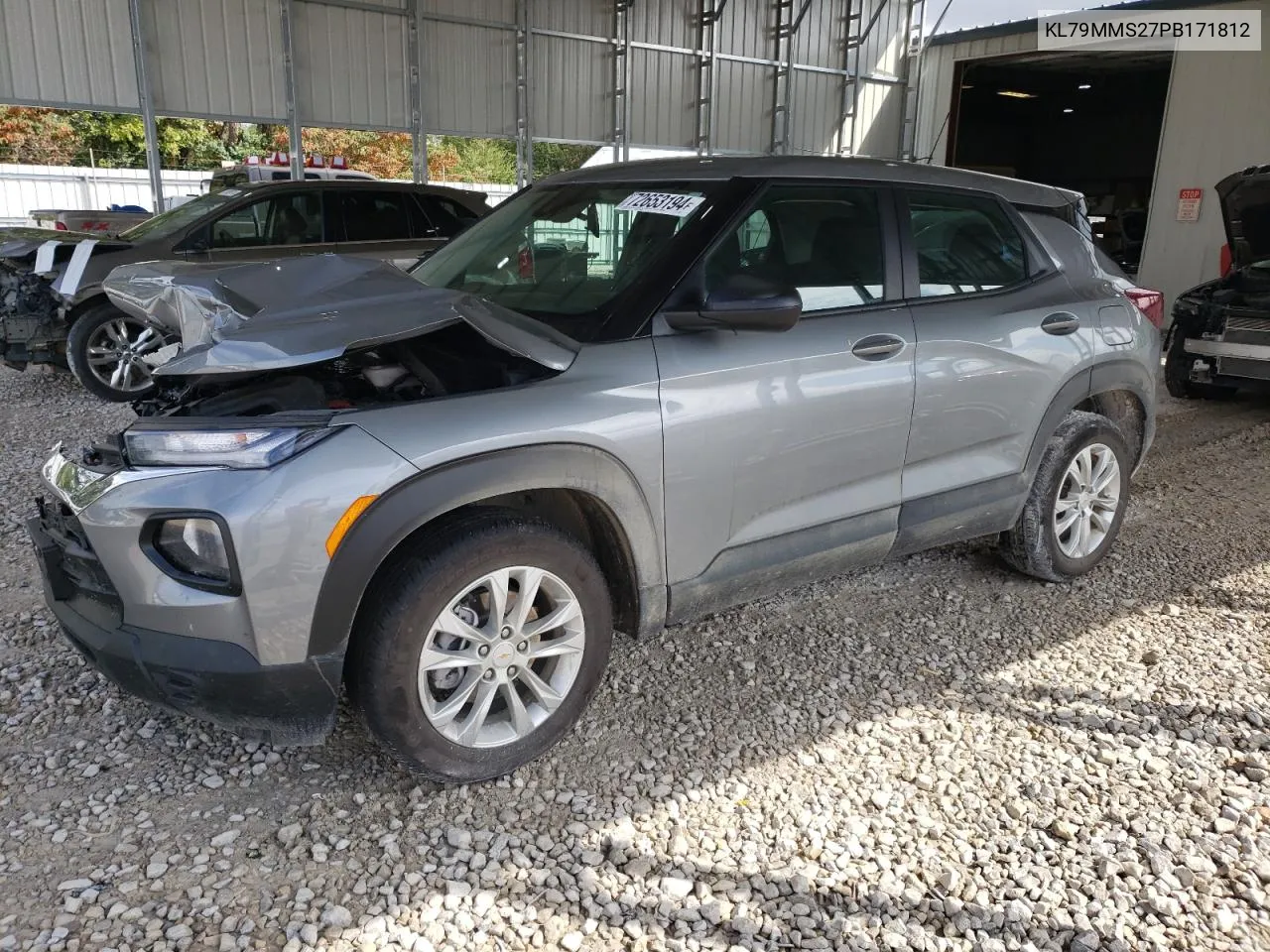 2023 Chevrolet Trailblazer Ls VIN: KL79MMS27PB171812 Lot: 72653194