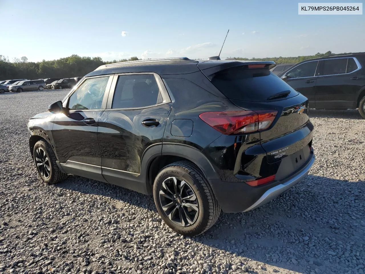 2023 Chevrolet Trailblazer Lt VIN: KL79MPS26PB045264 Lot: 72912474