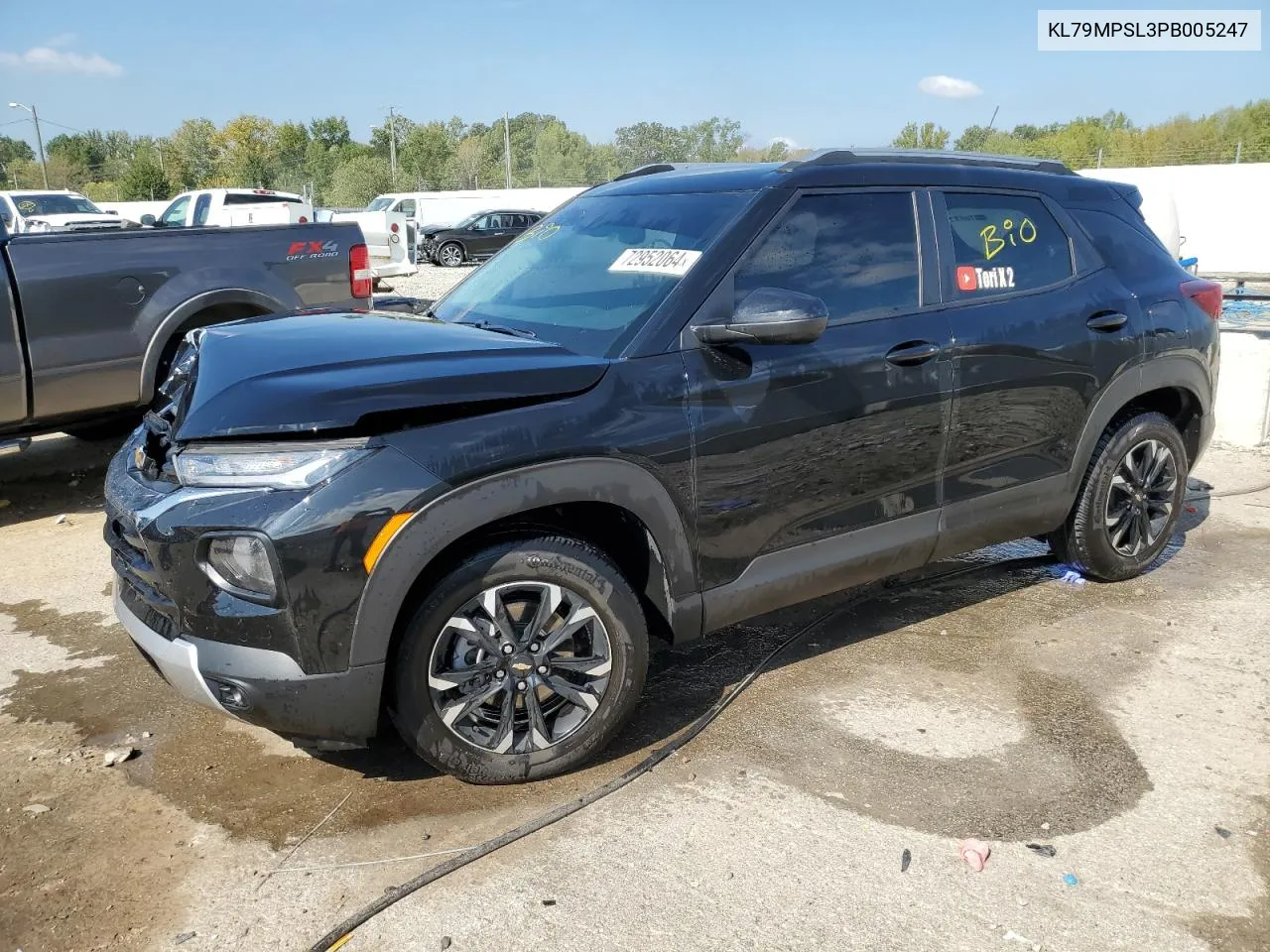 2023 Chevrolet Trailblazer Lt VIN: KL79MPSL3PB005247 Lot: 72952064