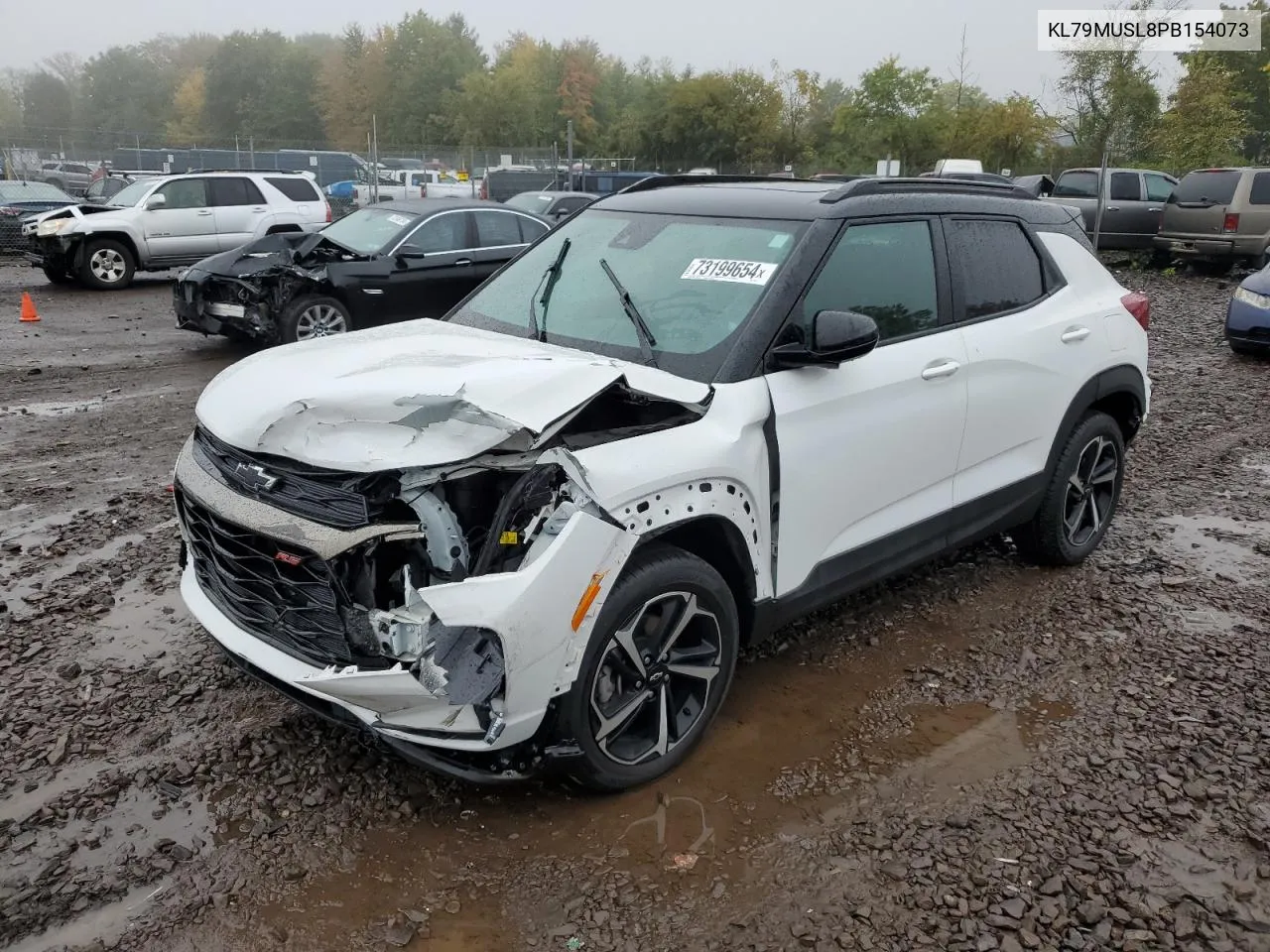 2023 Chevrolet Trailblazer Rs VIN: KL79MUSL8PB154073 Lot: 73199654