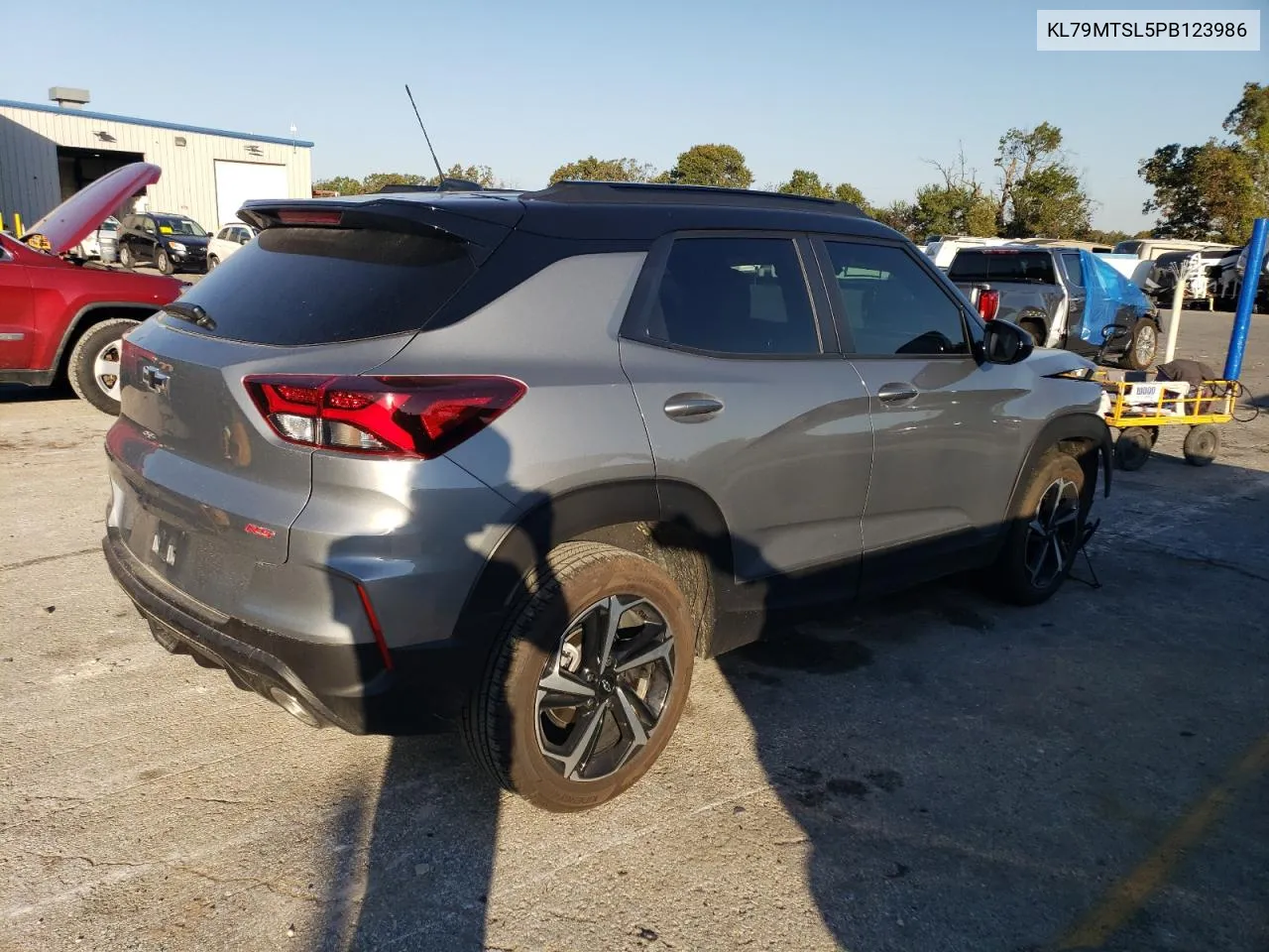 2023 Chevrolet Trailblazer Rs VIN: KL79MTSL5PB123986 Lot: 74130334