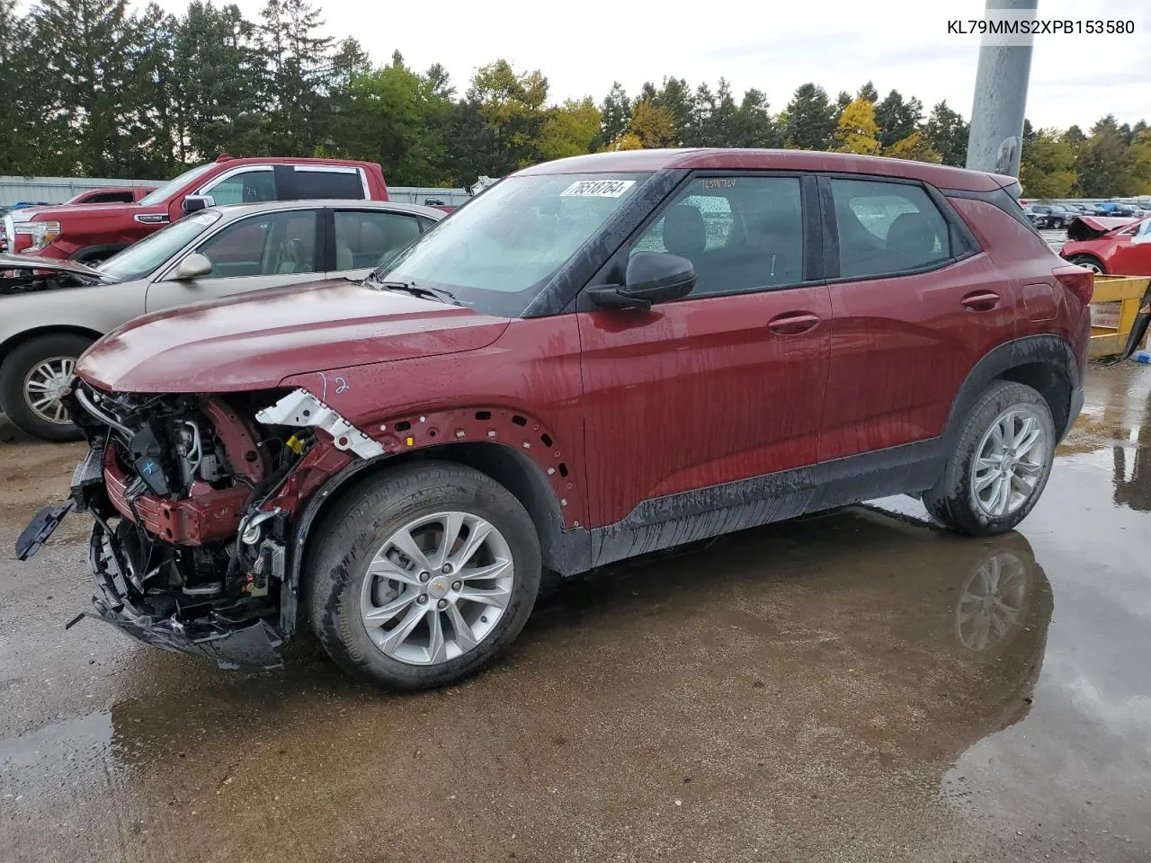 2023 Chevrolet Trailblazer Ls VIN: KL79MMS2XPB153580 Lot: 76518764