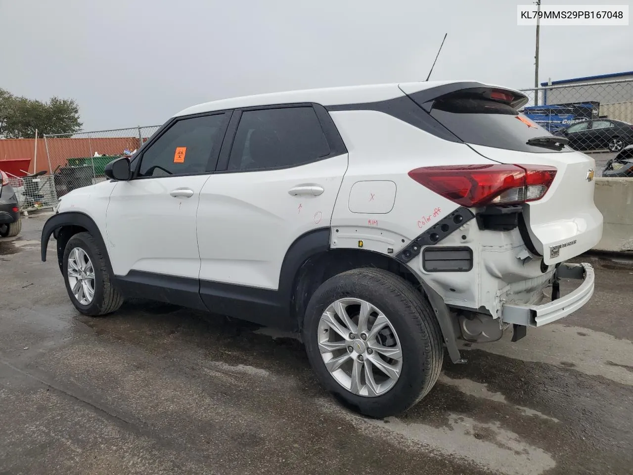 2023 Chevrolet Trailblazer Ls VIN: KL79MMS29PB167048 Lot: 78144224