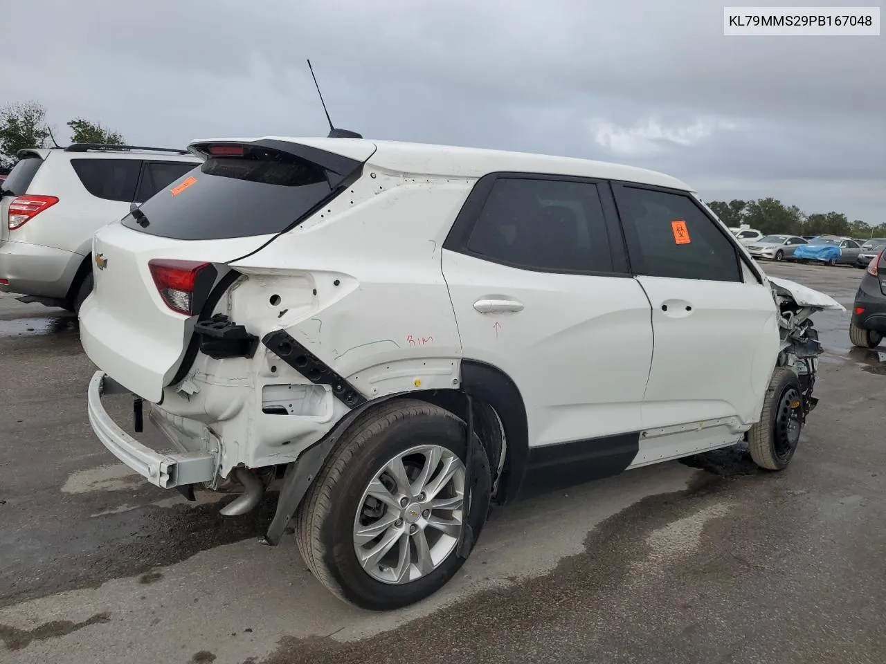 2023 Chevrolet Trailblazer Ls VIN: KL79MMS29PB167048 Lot: 78144224