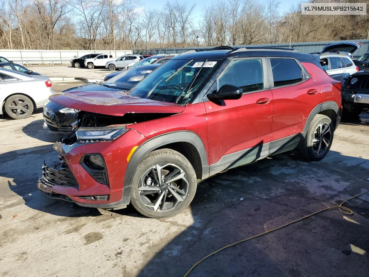 2023 Chevrolet Trailblazer Rs VIN: KL79MUSL9PB215642 Lot: 79730314