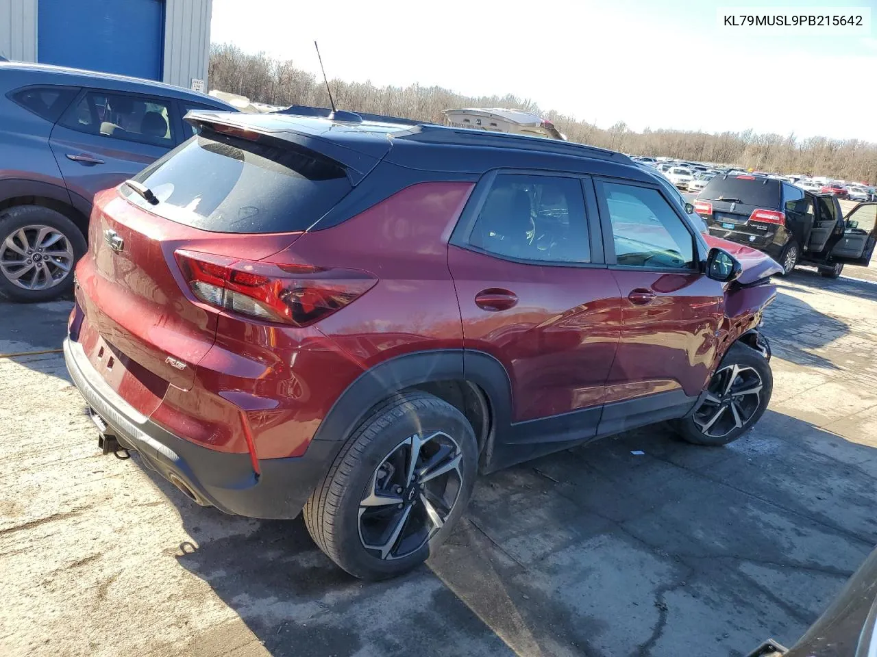 2023 Chevrolet Trailblazer Rs VIN: KL79MUSL9PB215642 Lot: 79730314