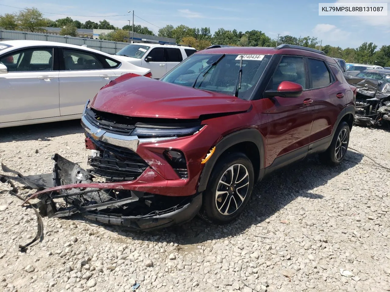 2024 Chevrolet Trailblazer Lt VIN: KL79MPSL8RB131087 Lot: 68240434