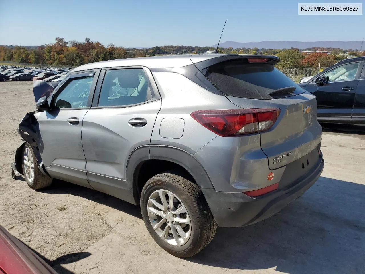 2024 Chevrolet Trailblazer Ls VIN: KL79MNSL3RB060627 Lot: 76730184