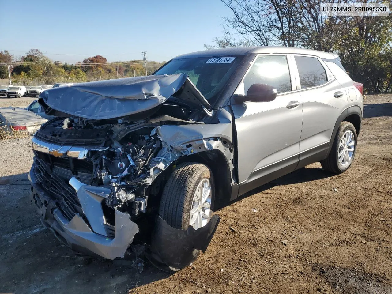 2024 Chevrolet Trailblazer Ls VIN: KL79MMSL2RB095590 Lot: 78187734