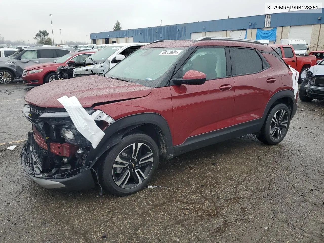 2024 Chevrolet Trailblazer Lt VIN: KL79MRSL9RB123351 Lot: 80369694