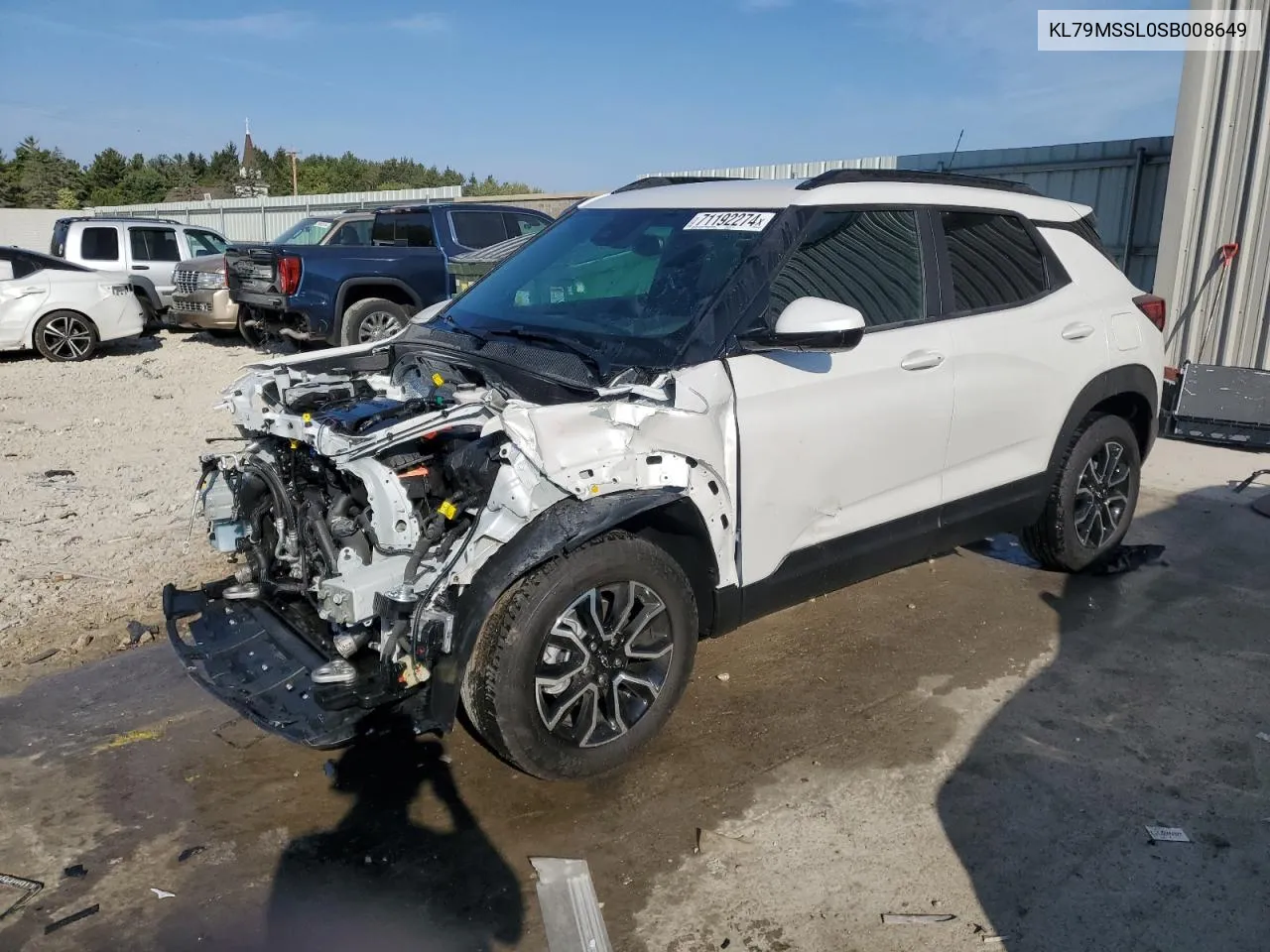 2025 Chevrolet Trailblazer Activ VIN: KL79MSSL0SB008649 Lot: 71192274